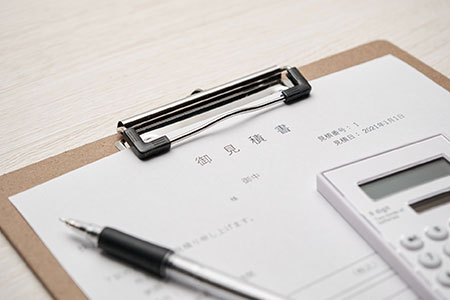 見積書に細かく価格･項目が記載されている会社を選ぶ