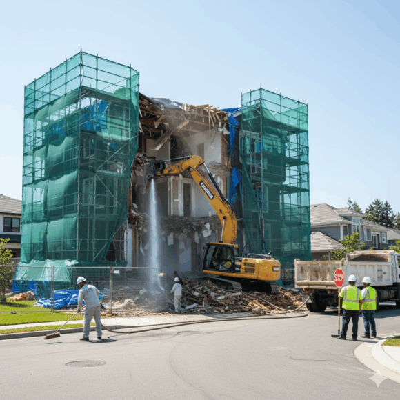 騒音・粉じん対策の物理的徹底