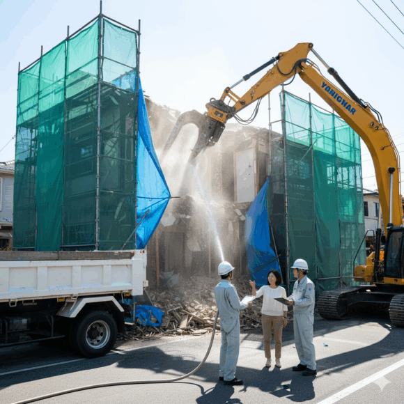 解体工事に付きまとう「近隣トラブル」の不安