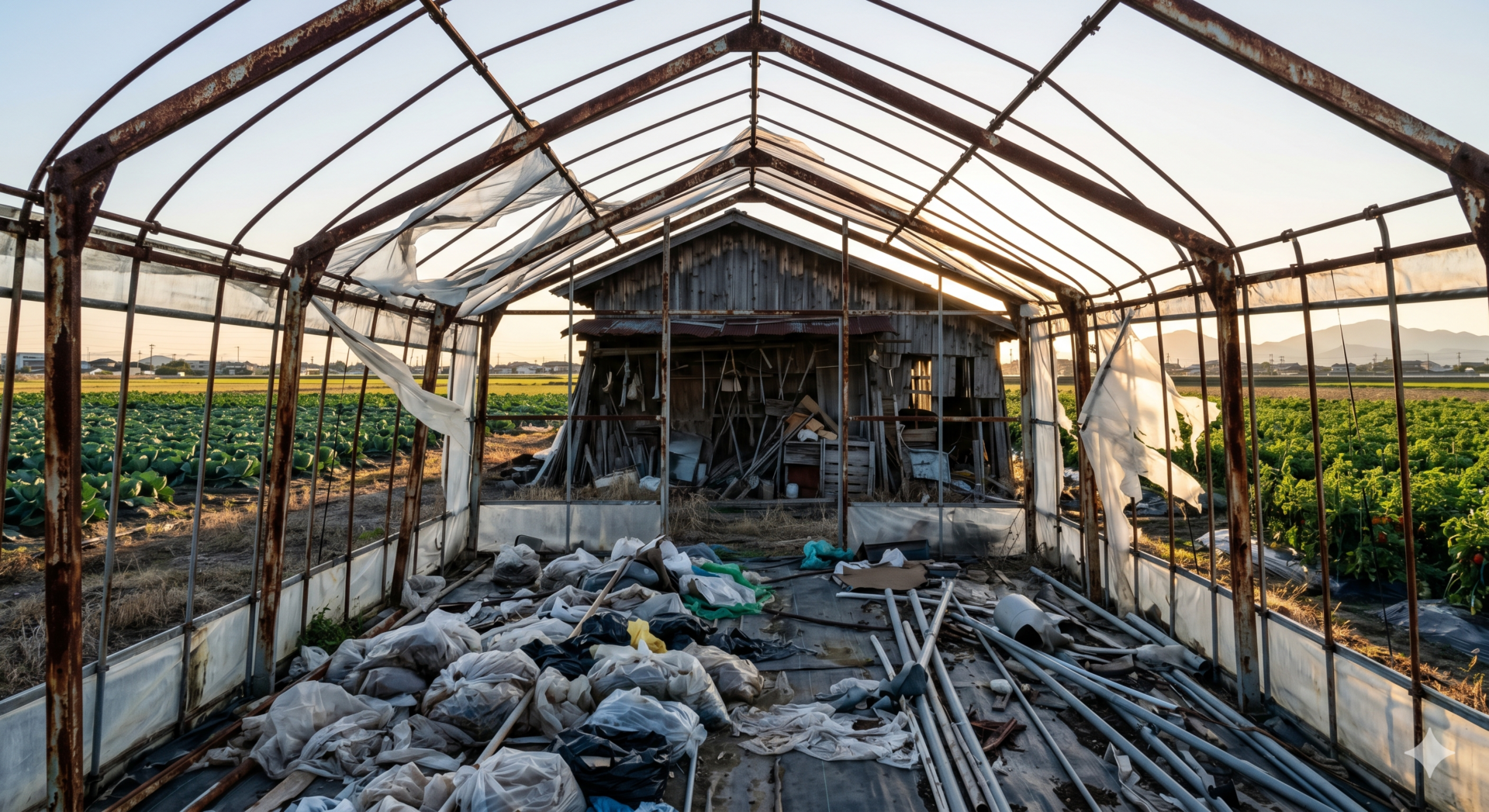 【農業の町ならではの悩み】豊橋・豊川の「ビニールハウス・納屋」解体と、負動産化を防ぐ『農地転用』の基礎知識